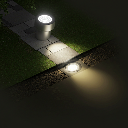 What do you know about the common types of outdoor luminaires 16 Small buried point of light