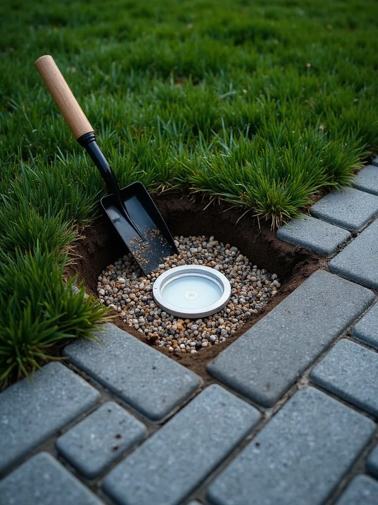 How to Install In Ground LED Lights: Step-by-Step Guide for a Safe and Professional Setup 4 Step 2: Excavate the lamp hole (depth + drainage = life guarantee)